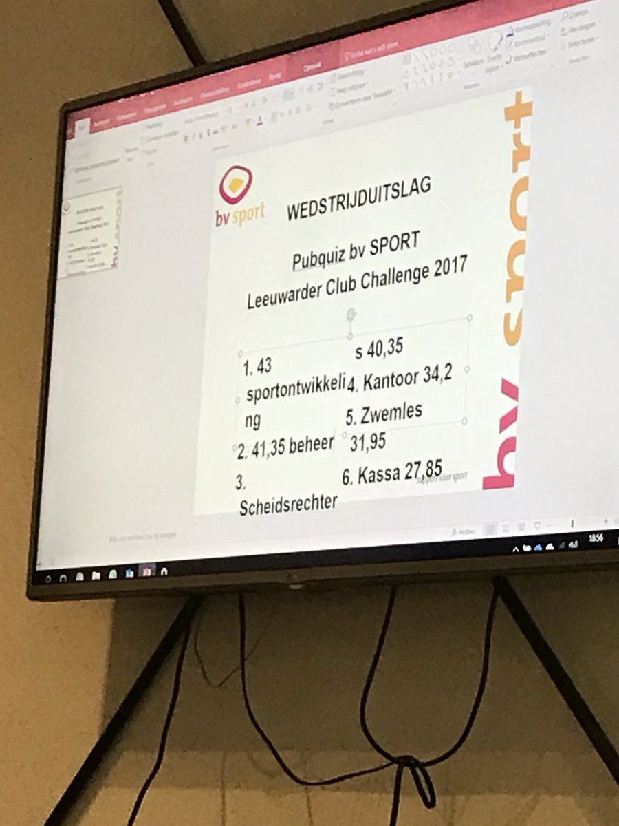 bvSPORT's tweet photo. De voorbereidingen voor de #LCC2017 zijn in volle gang: gisteren met collega’s de #try-out van de #pubquiz! #personeelsfeestje #veelplezier https://t.co/GppiL4Jtcl
