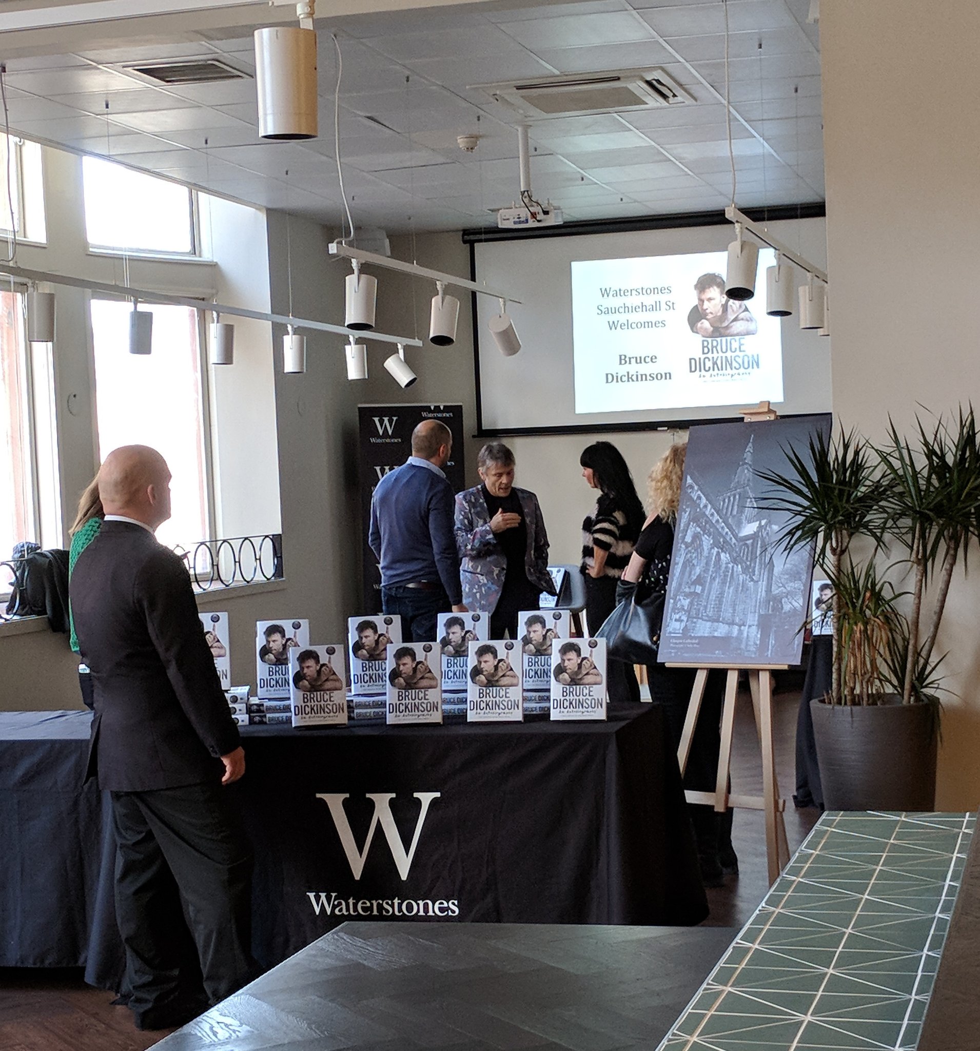Waterstones Glasgow on Twitter "And we're off! Bruce Dickinson has