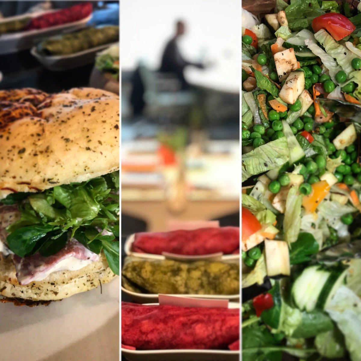 ThinkEatDrink's tweet image. Lunch is here @cafe.think @impacthub_westminster looking so good! #hungry #salads #wraps #vegancurry #lunch #macoroniandcheese #cafe #veggie