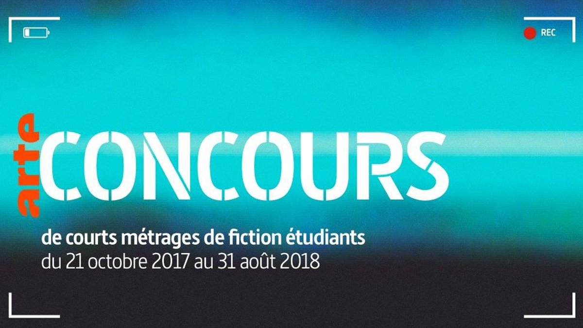 ARTEpro's tweet photo. 🎞 @ARTEfr lance un nouveau concours de #courtsmétrages de #fiction destiné aux étudiants
⏳ Du 21.10.17 au 31.08.18
👉 https://t.co/UJphFbzwdn https://t.co/NVWZUeHnBw