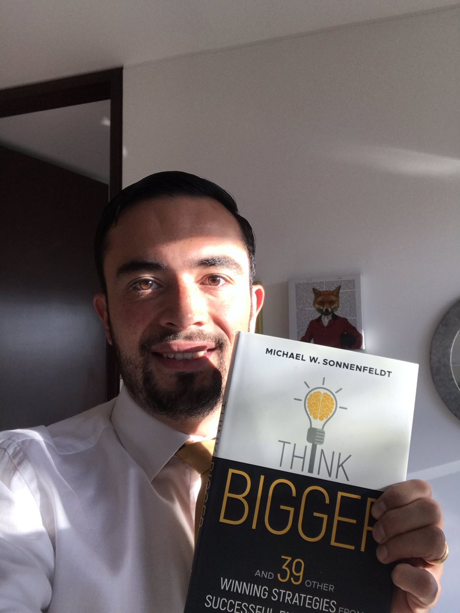 DavidRSanchezC's tweet photo. Looking forward to read #ThinkBig by @mwsonnenfeldt. Thanks to my friend @BWolkon sending me this copy! https://t.co/QCnftjN0Yi