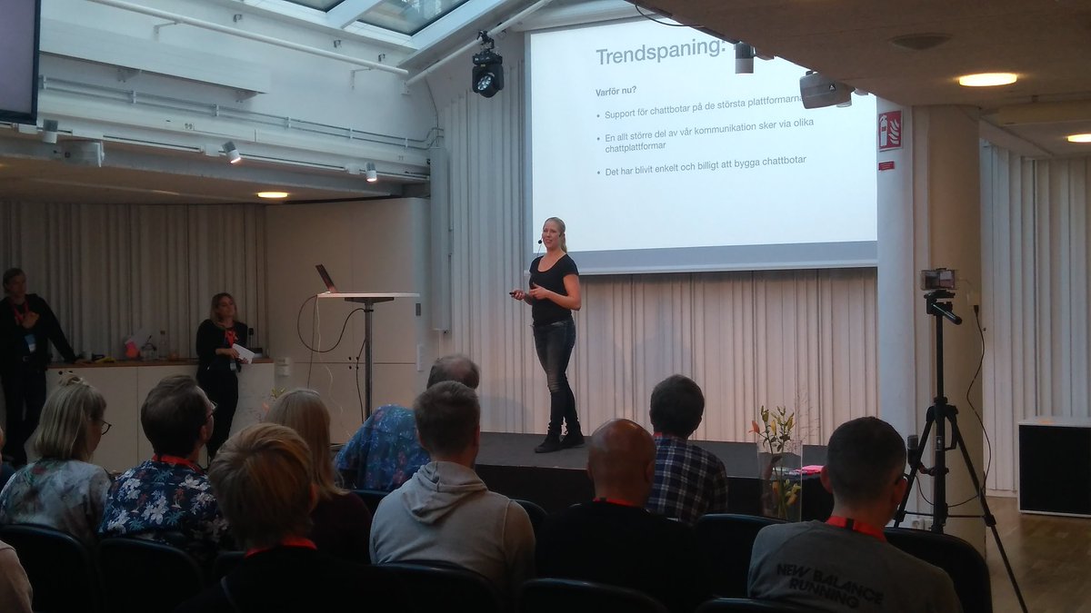 Maria Idebro blixttal på #uxopen