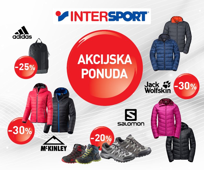 BigCenters's tweet photo. Ako volite da planinarite, bavite se fitnesom ili nekim timskim sportom, dođite u Intersport, jer veliki broj artikala ima akcijske popuste! https://t.co/qlphyqvGOn