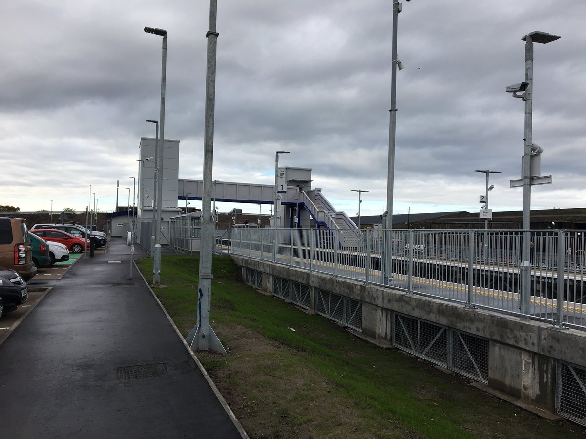 Douglas4Moray's tweet photo. Delighted to be at the official opening of Forres Train Station with @AlexHynes today.  @NetworkRailA2I https://t.co/MYBAw8DcqV