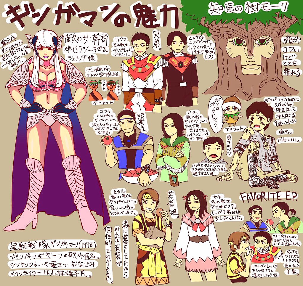 「松3話でギンガマンがトレンド入りしたと聞いて。星獣は可愛いし野性味溢れる戦い方はかっこいいし敵組織内のドラマも壮絶だしギ」いが太郎の漫画