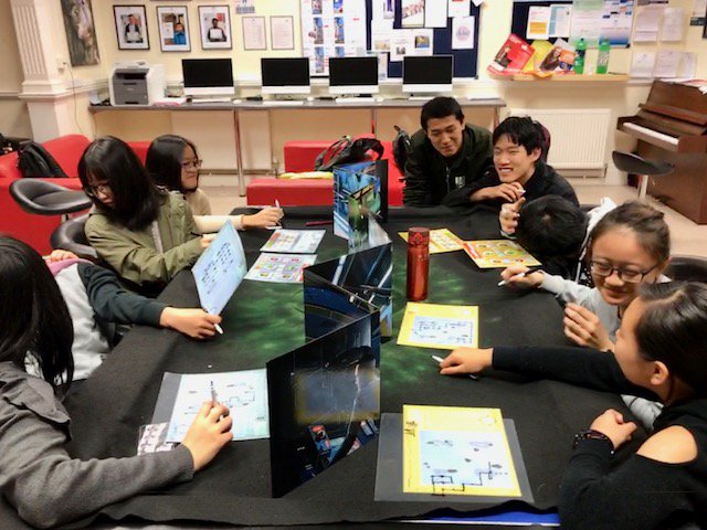 A favourite College society is Games Night. This week it was #CaptainSonar &amp; Werewolves - with pizza for the hungry gamers! #boardgames