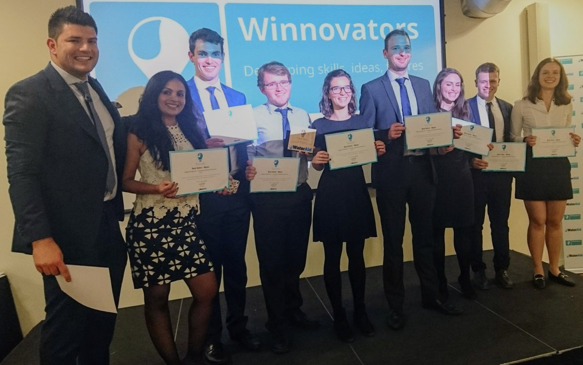 AECOMEnvWater's tweet photo. #AguaAECOM + #AECOMCelticConnections winners @WaterAidUK #winnovators competition! Proud to help solve water challenges globally - congrats! https://t.co/dsHMVuz5M3