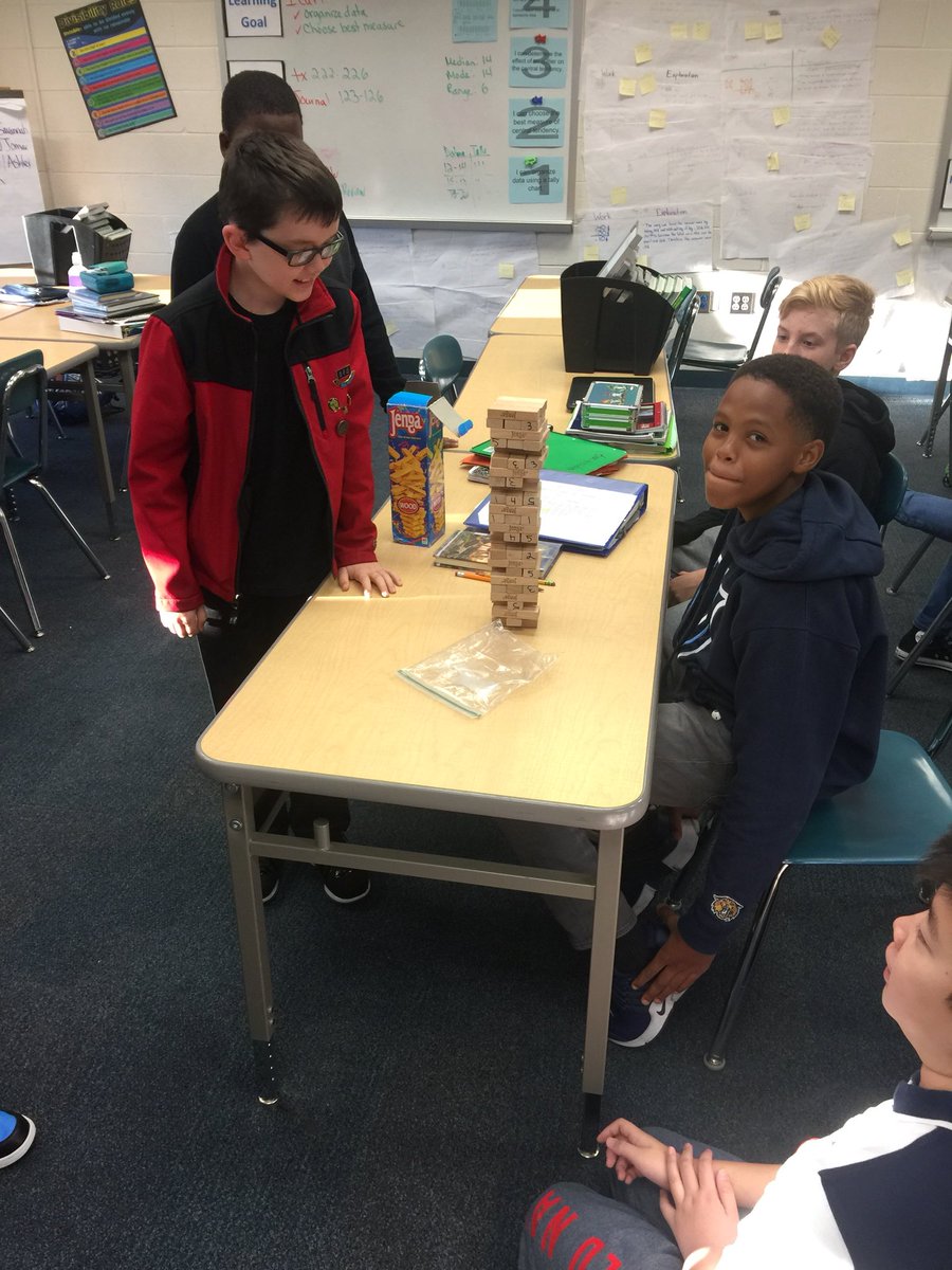 petruccim's tweet photo. Homeroom Jenga challenge #WeAreDavies https://t.co/gzGqasXqQa