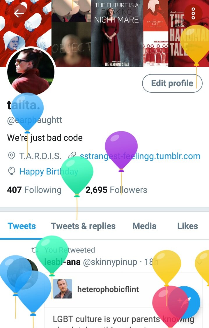 Happy birthday pra Katie McGrath e pra mim 