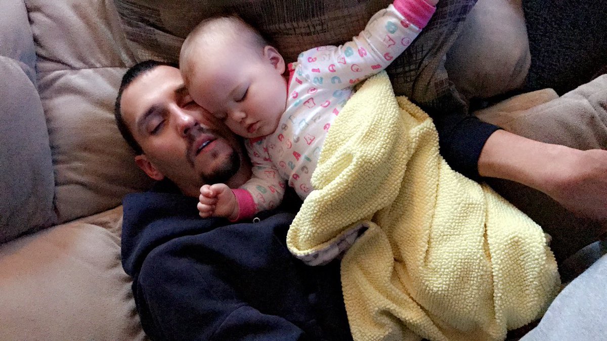 Knbr97's tweet photo. These two have a bond like no other! ☺️ #DaddyDaughter #WhosSnoringTheLoudest? https://t.co/iNMewXM7Ue