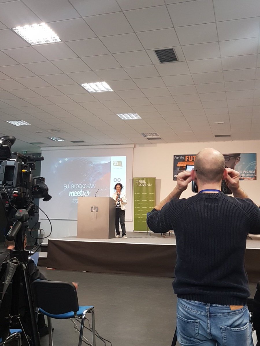 BlockchainAdria's tweet photo. We are at #EUblockchainMeetup
#blockchainadria #celje https://t.co/wJK9CIwF8r