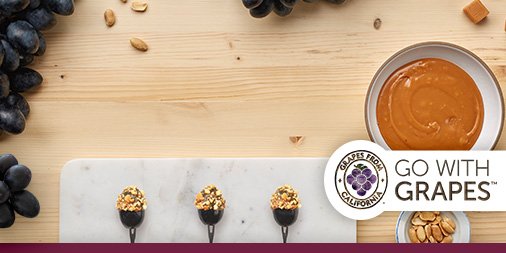 GrapesfromCA's tweet photo. Move over caramel apples, we're dipping #GrapesfromCA during #NationalCaramelMonth 🍇 #GoWithGrapes https://t.co/Xl3LUoTFCi