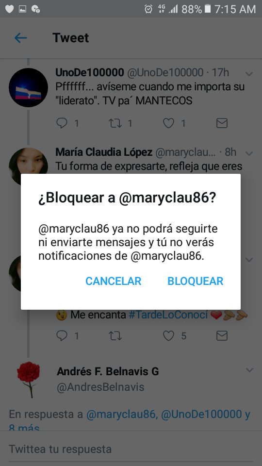 UnoDe100000's tweet photo. @AndresBelnavis @maryclau86 @RobeUrbina @DiegoOsLopez @RatingColombia @MariaECamargo @jattinjavier @GianinaAranaT @CaracolTV @CMOProducciones #Permisito #BLOQUEADÍSIMA #CachifaEstúpida https://t.co/p61Vsxnlwa