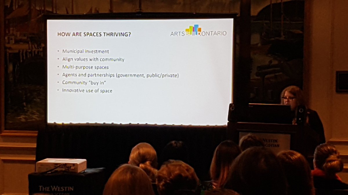 ipetri's tweet photo. @ArtsBuildON outlines importance of municipal support and community buy in to make arts &amp; cultural spaces #CCNC2017 #creativecity https://t.co/XGVrSnlVp1