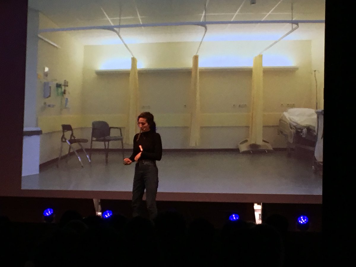 IngridWacht's tweet photo. #AlissaRees graduate #DesignAcademyEindhoven #humanizes #hospitals as former #leukemia patient, fantastic #designer #antenna17 https://t.co/sdJtwgXUSe