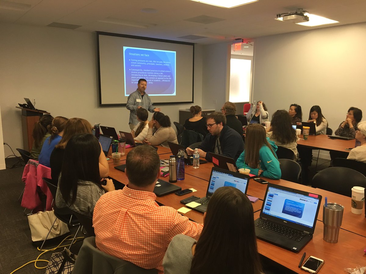 joann_hardy's tweet photo. Kicking off the Global Classroom pilot project with @rugby_professor presenting on wonder.#FCPSGoGlobal #FCPSGMU https://t.co/UhjzlqfvbP