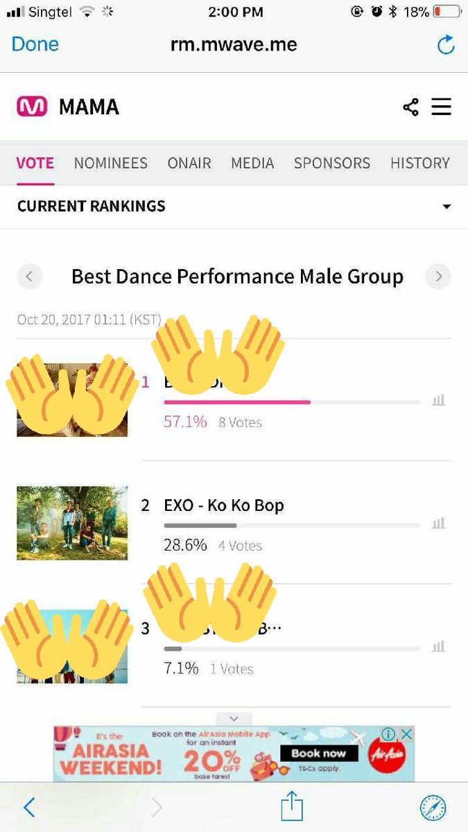 Rzzi_'s tweet photo. #EXO  #EXOL_MWAVE_VOTE  #EXOL_We_can_do_it @weareoneEXO 
What the fuck？8votes  and  4votes？😓 https://t.co/cMsF59qDcb