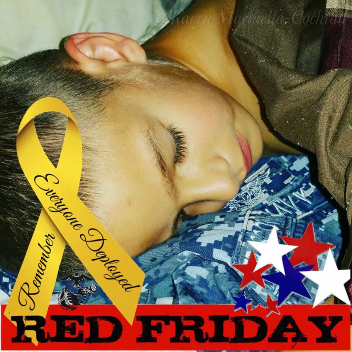 KarynMarinella's tweet photo. RED Friday
Remember Everyone Deployed #Deployment #NavyFamily #MissingHisDad #ComeHomeSafely 🇺🇸 https://t.co/WmYE2pKRO9