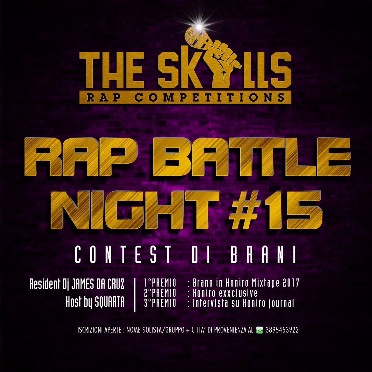 Honiro's tweet photo. 📆📌 Venerdi 3 novembre #RapBattleNight 15 a Roma!
Info 👉 https://t.co/QUevIBv4rD https://t.co/AJZWwkPR4r