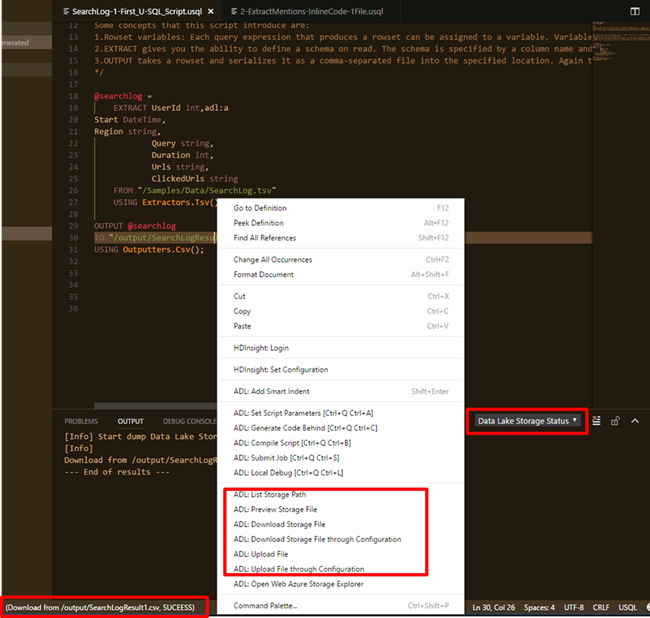 idcituk's tweet photo. @Azure Data Lake Tools for @VisualStudio Code (VSCode) October Updates #Azure #VisualStudio #OctoberUpdates https://t.co/zl1HNBi7Vx https://t.co/ewhZvP828x