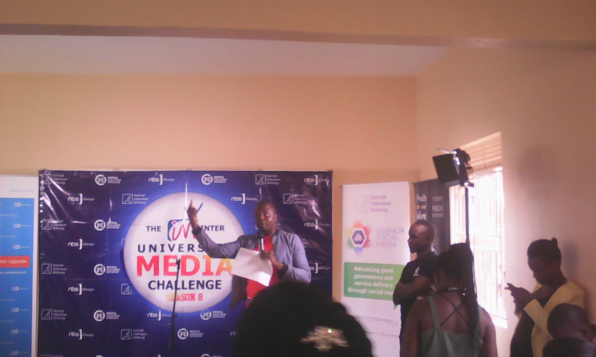 MShamera's tweet photo. Head of talent @nbstv  gives sweet words to students of @UMCATmediaSch 
#mcinews https://t.co/jd1y0ZDq9F