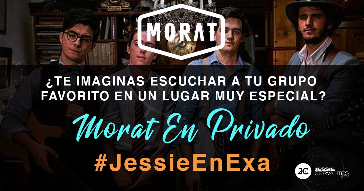 jessiecervantes's tweet photo. Twittea usando #JessieEnExa para ver el domingo a @MoratBanda EN PRIVADO 🤘 #Morat #MoratEnMexico #MoratExaPrivado https://t.co/y0e9isoiYh