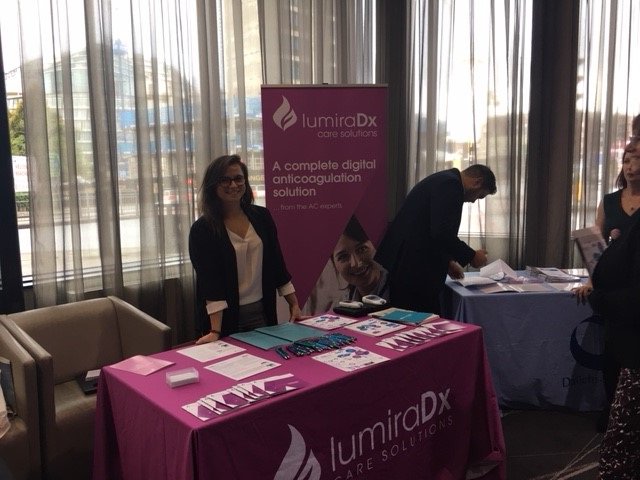 LumiraDx's tweet photo. Come and say hello at the #CLOT2017 #manchester ask for a demo! #4patient #mhealth #gpview #healthcare #digitalhealth #ehealth #healthIT https://t.co/seP2qwkH0L