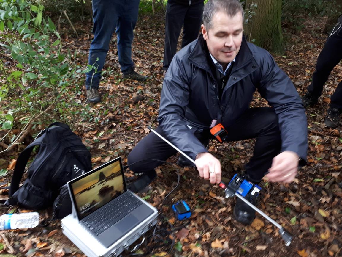 royal_forestry's tweet photo. #forestrytechday  clever calibre demo in woods with haglof @SorbusIntlLtd https://t.co/VoWEqsYXdw