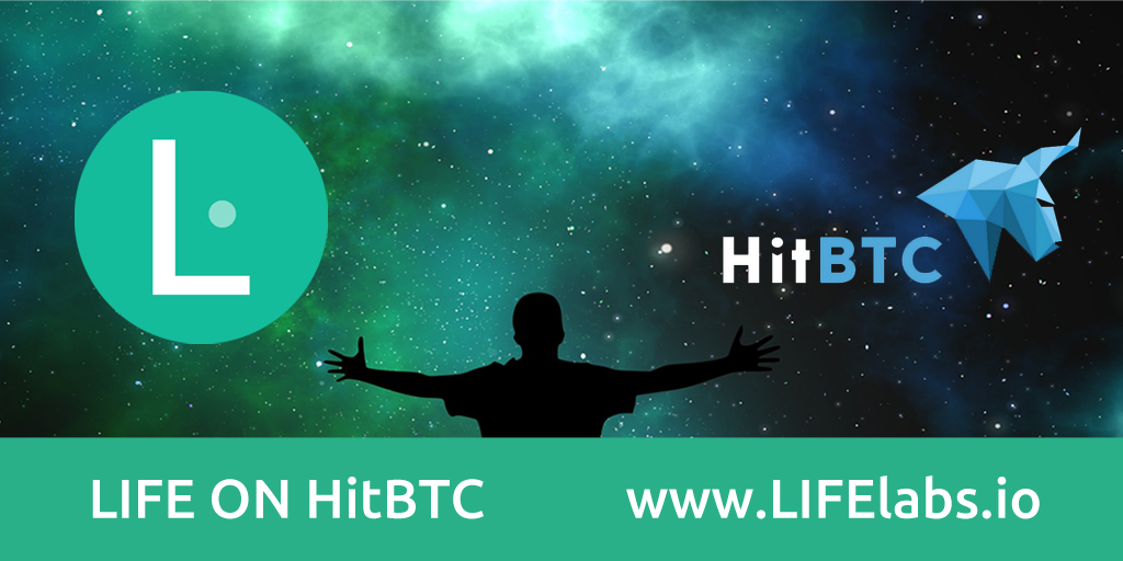 FlashyFi's tweet photo. LIFE is excited to announce that it will be going on @hitbtc TODAY!!!! between 15:00 -16:00 GMT https://t.co/3LAPPgNTD7