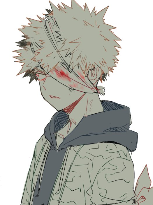 こういう...すごい雑に手当てした感じの…