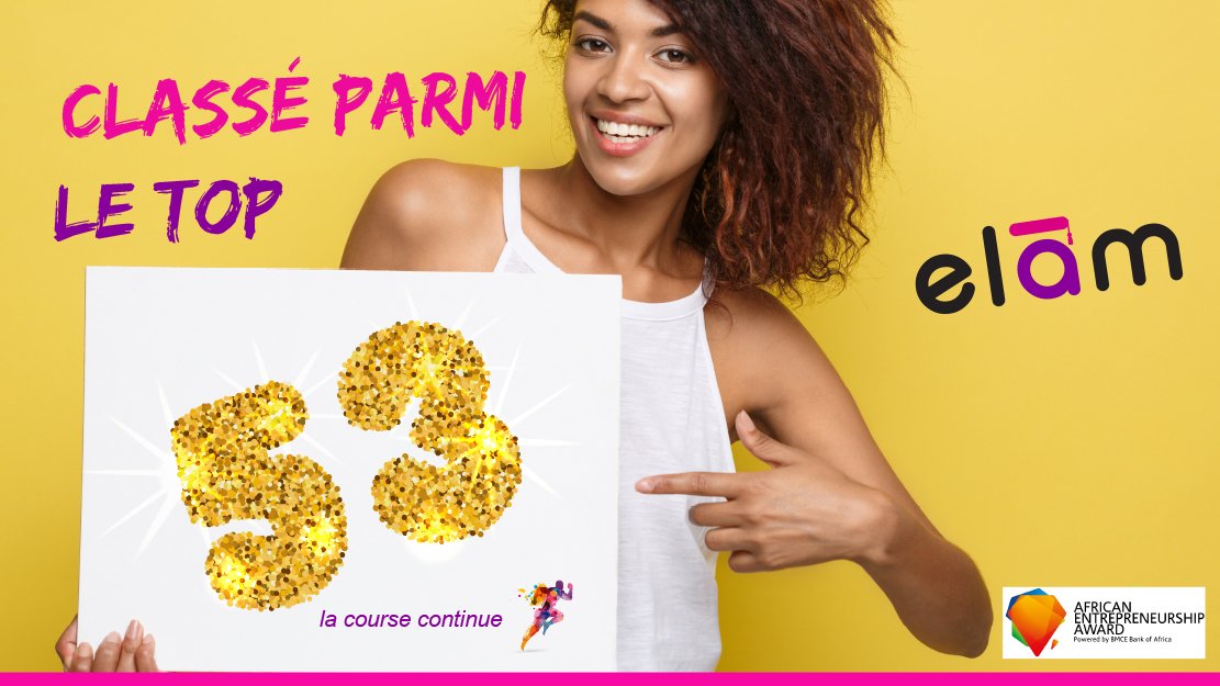 Le projet <a href="/ElamEdu/">ELAM</a> classé parmi les 5​3​ idées les plus Significatives et Durables en #Afrique <a href="/AEAward/">AE Award</a>! Plus qu'un pas et la finale! #Gabon