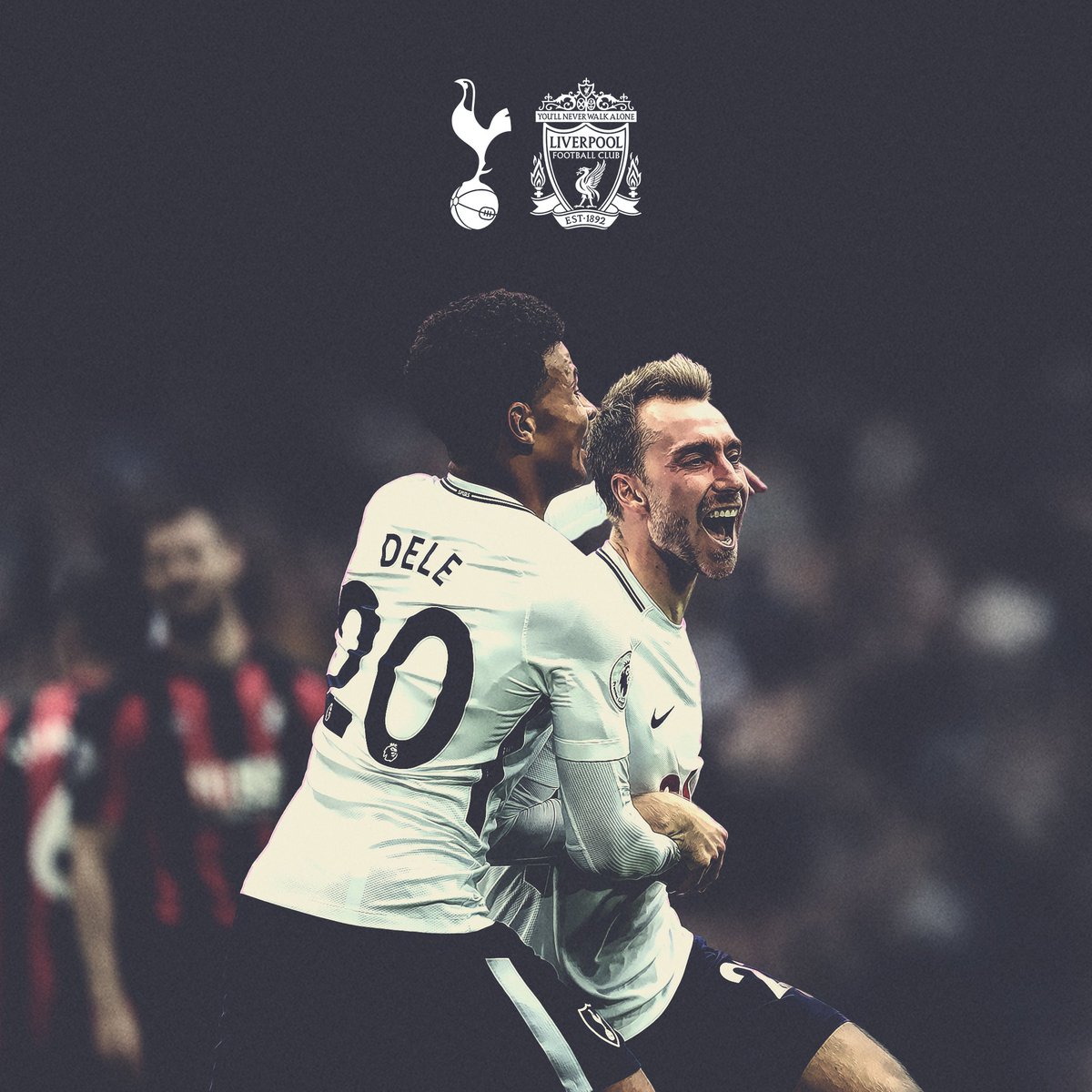 SpursOfficial's tweet photo. MATCHDAY! 

🆚 @LFC
🏆 @premierleague
🏟️ @wembleystadium
⌚️ 4pm (UK)

#COYS https://t.co/tramGSRJNJ
