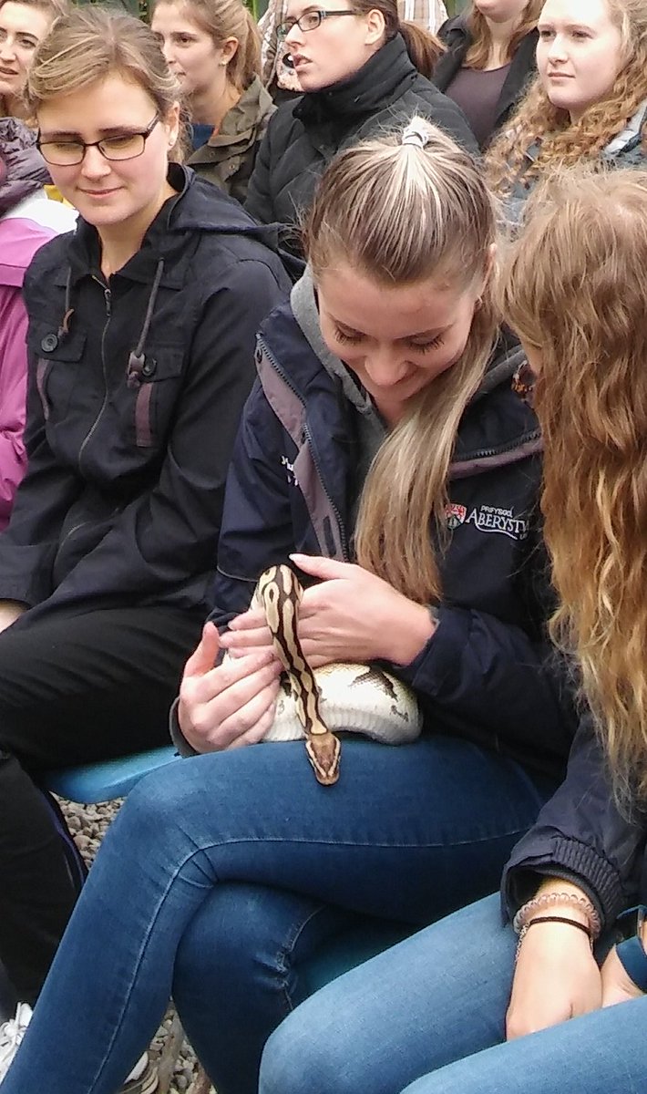 AberVetBio's tweet photo. Great time learning about the challenges of caring for exotic animals.  Many thanks to the staff @BorthZoo and @WVSCAber Vet Jon King https://t.co/iZyht5KFEG