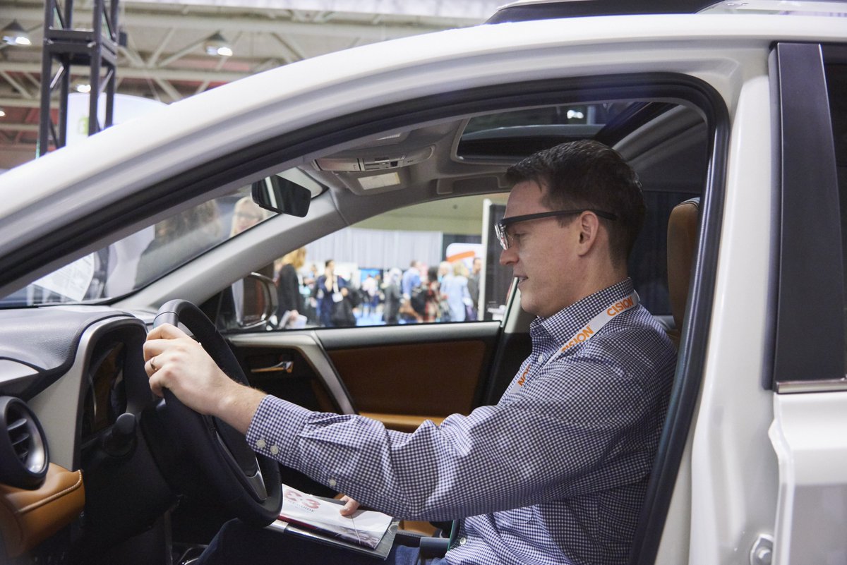 dx3showcase's tweet photo. Learn about #Dx32017's Auto Lab, where attendees wore @TobiiPro glasses & shopped for new cars on the show floor! https://t.co/22t9DKpY9B https://t.co/IKX4iqTYXM