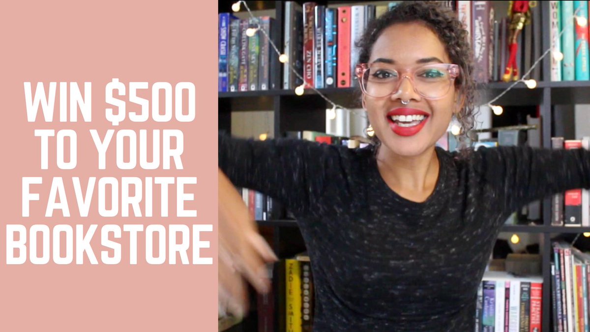 BookRiot's tweet photo. Sharifah has the deets on our international giveaway--$500 for you to spend at your favorite bookstore! Enter here: https://t.co/mdRJXtKdcI https://t.co/CgPOgjqNL2