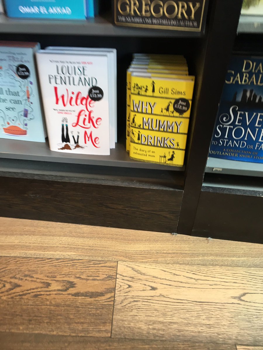 whymummydrinks's tweet photo. It turns out it's quite hard to discreetly photograph your own book in @Waterstones without looking like a total weirdo/potential shoplifter https://t.co/tuQ842pF66