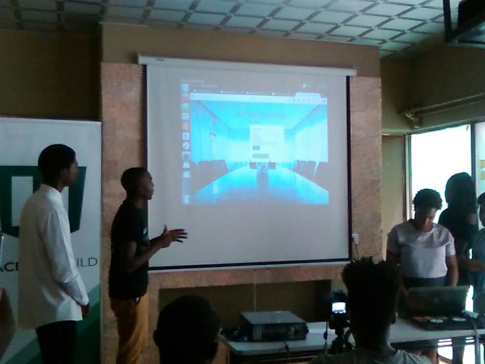 thehackersguild's tweet photo. Second last presentation from the #BootCamp students called destination portal. Website designed to make reservations. #hackersguild https://t.co/QQWSMgEyWN