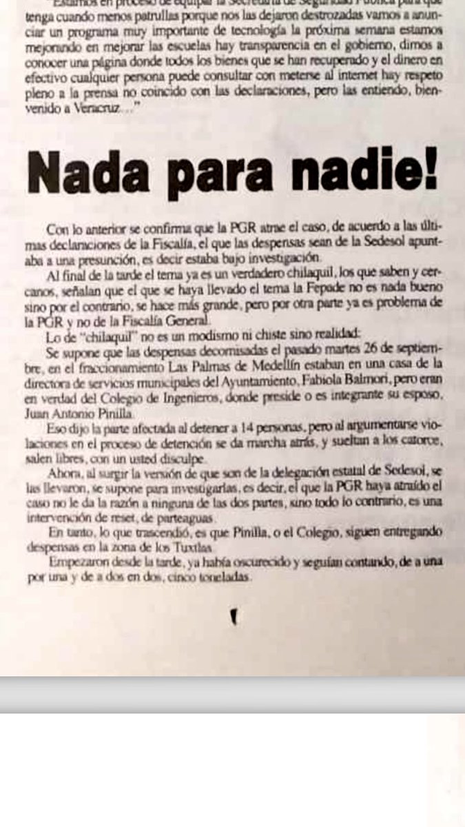 RicardoChuaA's tweet photo. Puro #show en #Veracruz de la #politicaficcion @FEPADE_Mex dará “empate” entre @GobiernoVer y @SEDESOL_mx por #Yunete y #Balmorigate https://t.co/xr3WlM5xXP