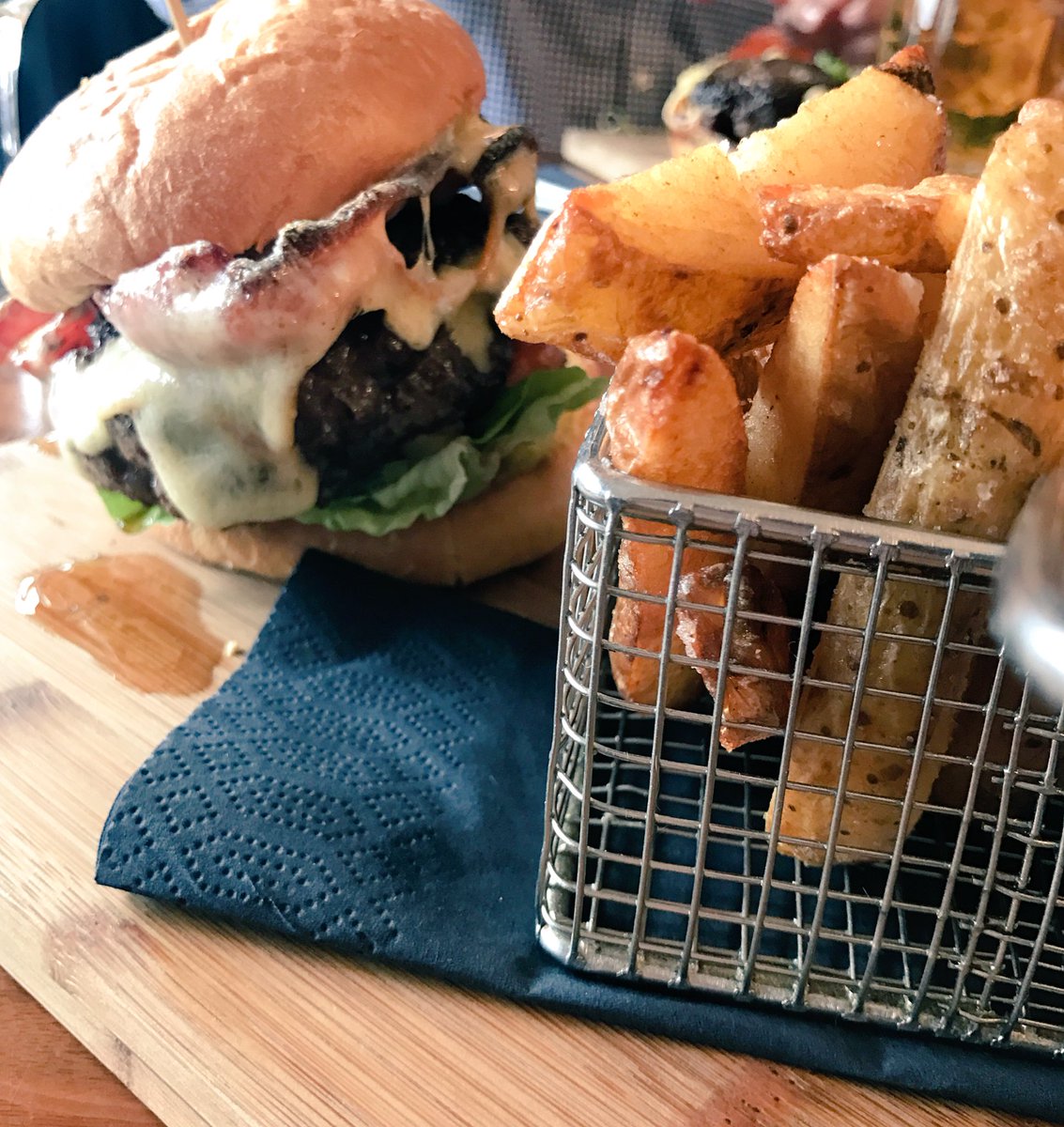 Tasty team lunch at the Black Olive in Hartlepool today - is it acceptable to have a Friday afternoon nana nap? 🍔🍟😋🍽😴