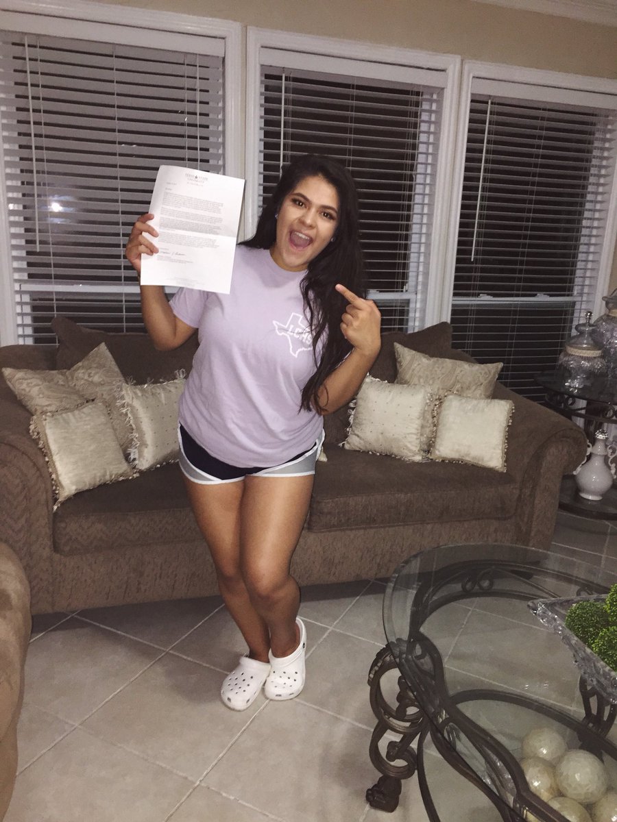 LC_Sweethearts's tweet photo. Congratulations Kaele on getting accepted into Texas State University ✨ #WeAreLC https://t.co/jnf532uaCH