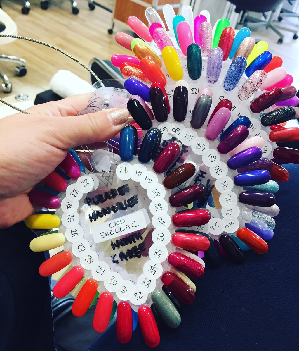 gabrielladriver's tweet photo. The biggest decision of my day so far... but which @CNDWorld colour will I choose? 💅 #shellac #mani #pedi #spanails #teddington https://t.co/3ooGW6hYcS