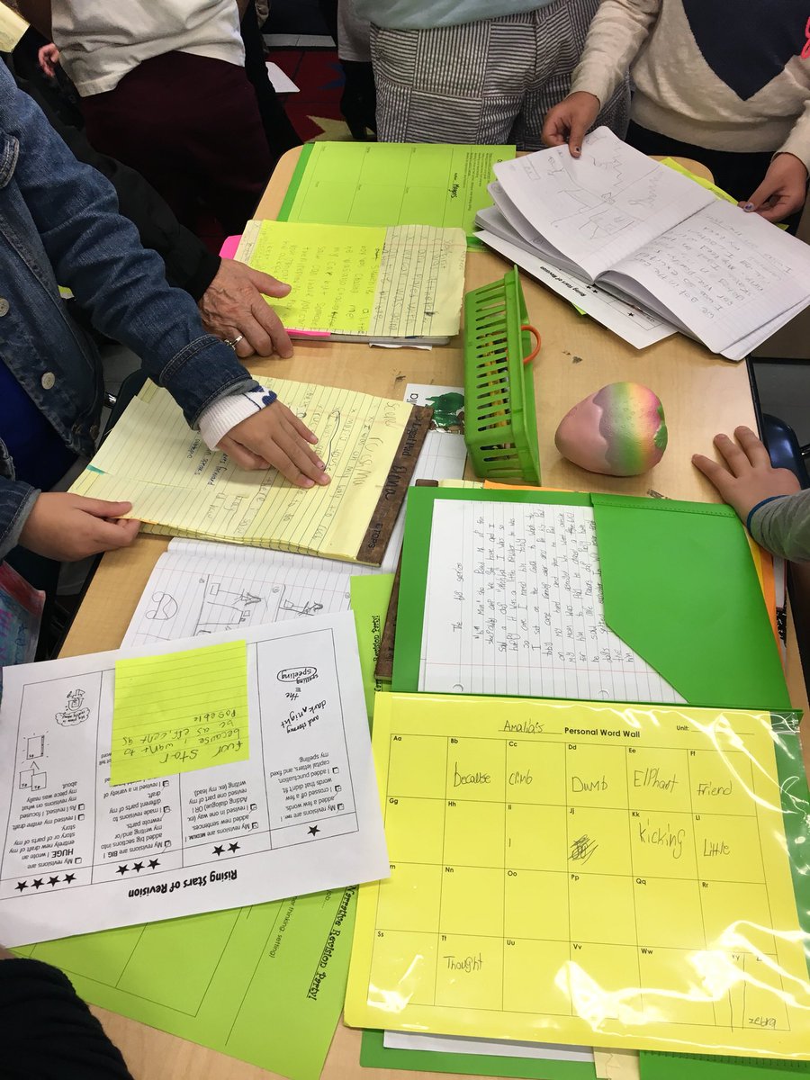PS158nyc's tweet photo. Celebrating the writing process in a third grade classroom with a REVISION party! https://t.co/yZunjgIsN6