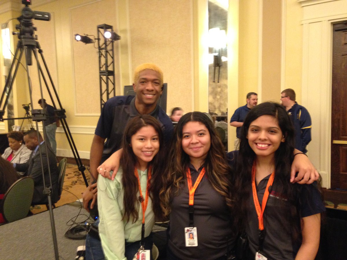 DHSFalconBoss's tweet photo. Aviator students doing a great job live broadcasting  the State of the District event! BOD Proud! https://t.co/3507esaCsj