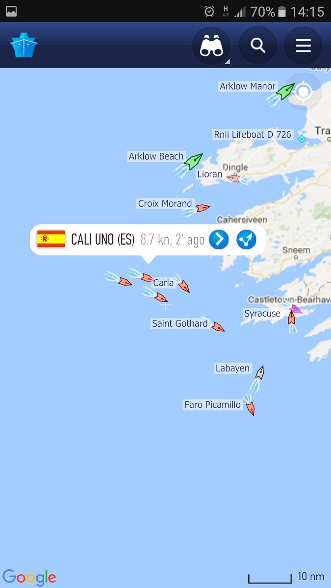 DamienMcCallig's tweet photo. #Spanish #fishing #aramda heading for Bantry Bay for shelter from #StormBrian https://t.co/dPzRsetVoo