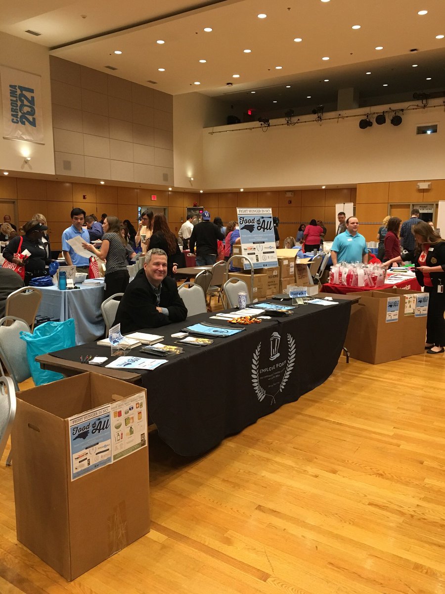 KatieMusgrove's tweet photo. Come see us in the @CarolinaUnion and donate to the @EmployeeForum #UNCFoodForAll Food Drive! #UNCStaff #EmployeeAppreciationDay https://t.co/6Bfmbrque6