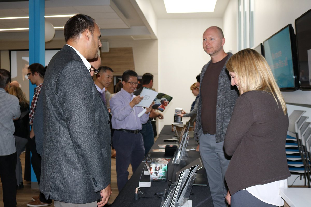 UnitronGlobal's tweet photo. A terrific launch event at headquarters to celebrate our new #Insera ITE and #StrideMR rechargeable BTE products! https://t.co/MgjDHZjspp https://t.co/oMQlyefbco