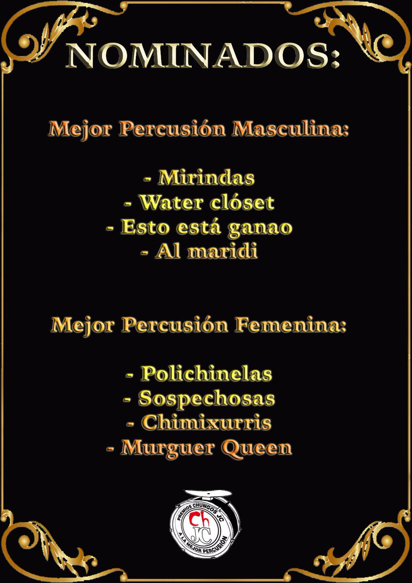 murgaloschungos's tweet photo. ¿Estáis preparandos para pasarlo bien?
Mañana a las 13h. en Local de @MurgaMarwan IV Edición #PremiosJC a la mejor percusión
DALE BOMBO! RT https://t.co/qU249TAIk8