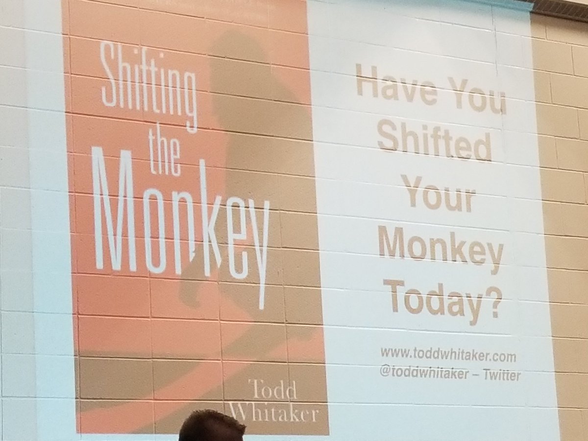 ElliottBessey's tweet photo. Getting ready to learn about Shifting the Monkey @ToddWhitaker #NLPS #SysDay https://t.co/TdwK6lgWFc
