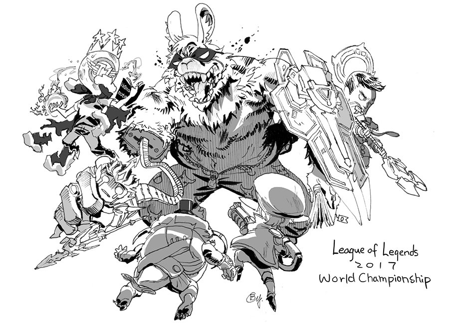 @MisfitsGG vs, @sktelecom_t1 @LoLespor in #Worlds2017 ! GGWP for both teams, it's really an awesome series! #LeagueOfLegends