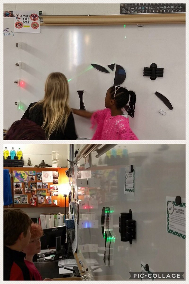 CCPS_Science's tweet photo. Using lasers to see properties of light! A “reflection” of engaging instruction in Mr. Colaizzi’s grade 6 science class! @CCPS @PiccoPride https://t.co/VKfF8Rybjl